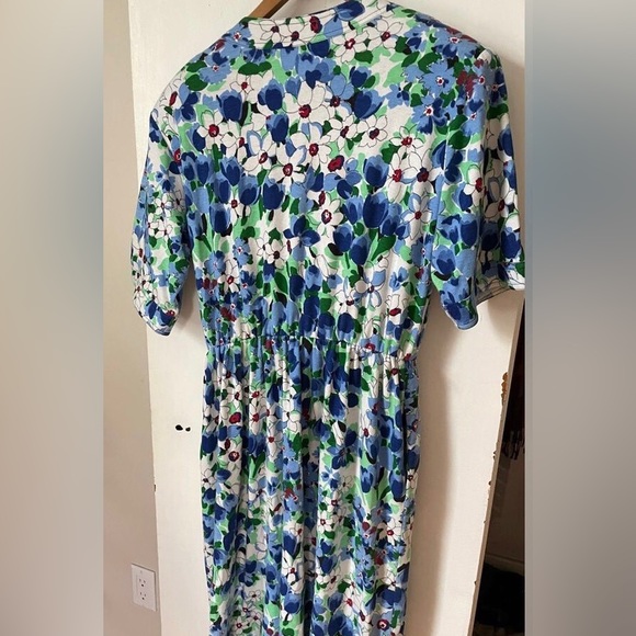 🥳SOLD🥳Vintage 1970’s. Matti of Lynne. Soft Floral Day Dress. CottonUS14. - Picture 2 of 5